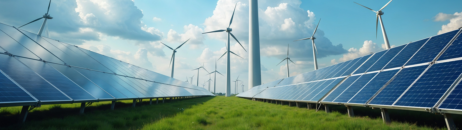 Solar Panels Background